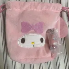 サンリオ ガチャ ナーススイングマスコット ふわふわ巾着 マイメロディ
