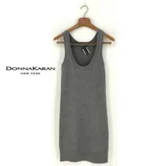 B0364/極美品【S】ダナキャラン/ワンピース/灰/カシミヤ/ニットのサムネイル