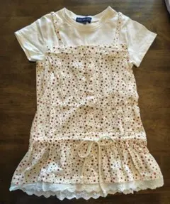 EAST BOY Comet 星柄 半袖ワンピース レース 120cm 夏服
