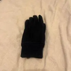 黒、手袋、ユニクロ