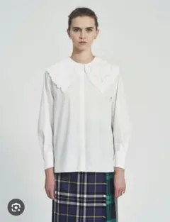 UNITED ARROWS エンブロイダリーカラー 2WAY ブラウスのサムネイル