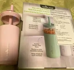 大人気　ピンク　ストロータンブラー　ガラス対応　検索　スタンレー スタバ