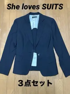 She loves SUITS シーラブズスーツ ３点セット ブラック 7号