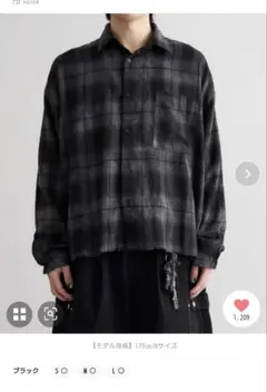 完売品 お値下げ可能 Epnkroom ブラック 長袖シャツLサイズ