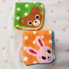 MIKI HOUSE タオルハンカチ 2枚セット