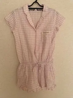 gelato pique ピンク チェック パジャマ