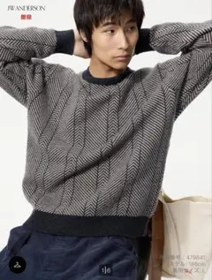 UNIQLO JW ANDERSON ラムクルーネックセーター M