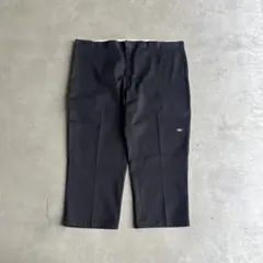 00s Dickies ダブルニーワークパンツ ブラック 希少サイズ 極太