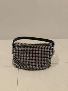 alexanderwang ラインストーン ハンドバッグ ピンクゴールド - メルカリ