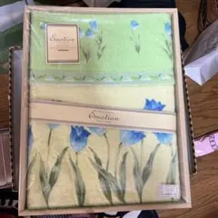 Emotion 花柄タオルケット 140x190cm