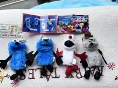 た*ま様 パペットスンスン ボールチェーンマスコット　 指人形 マスコット4体セ