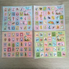 昭和レトロ およげたいやきくん 駄菓子屋 吊り下げ 台紙つき シール 無
