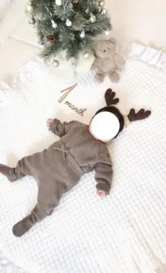 H&M  ベビー服　ニット　セットアップ