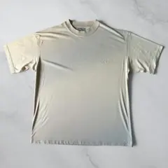 90s イタリア製 アルマーニ ジーンズ 半袖 Ｔシャツ M ベージュ ロゴのサムネイル