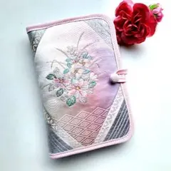 【帯リメイク】No. 13 お薬手帳ケース マルチケース