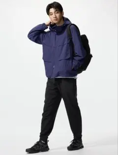 UNIQLO ウルトラストレッチアクティブジョガーパンツ ブラック XL