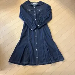 pom ponette デニムシャツワンピース Lサイズ