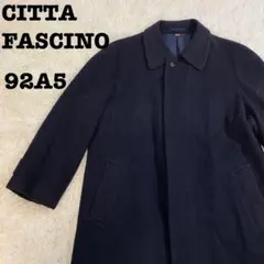 CITTA FASCINO ステンカラーコート 92A5 ブラック　ロングコート