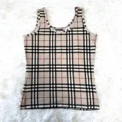 未使用BURBERRY LONDON タンクトップ ノバチェック S バーバリー