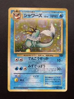 【極美品】旧裏　ブイズ3枚セット　シャワーズ,サンダース,ブースター Pokemon ZB232【ポケモン カード】 ブースター サンダース シャワーズ