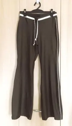 ストレッチパンツ★スウェット ジャージ ⭐︎ブラウン サイドライン 白 L〜LL