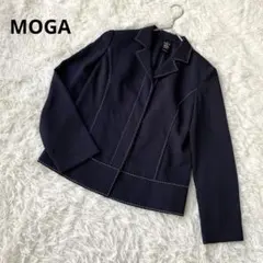 MOGA ジャケット ネイビー ステッチ サイズ1（S相当）肩パッド入り 日本製のサムネイル