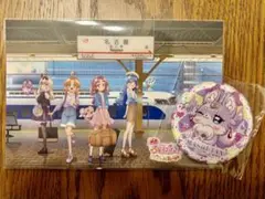 名探偵プリキュア マシュタン 缶バッジ ポストカード JR東海 推し旅 新幹線