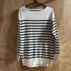 GU ボーダーニット　L
