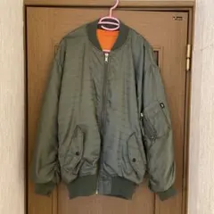 Stussy MA-1ジャケット オリーブ/オレンジ