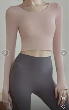 サ*マ様 HYSSHOP ヨガウェア トップス　クロップドトップ バッククロス