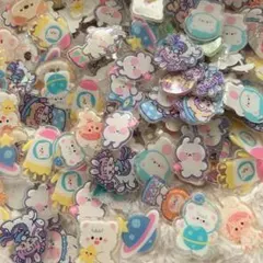 デコパーツ　プラパーツ　まとめ売り　ハンドメイド　材料　パーツ　新品