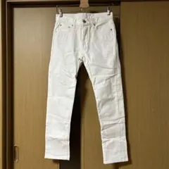 UNIQLO ホワイトデニム スリムフィット