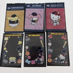 侍ジャパン サンリオ タイトー くじ G賞 クリアカード 3種類セット