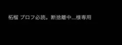 柘榴 プロフ必読。断捨離中...様専用