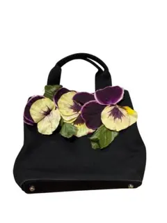 【希少品・激レア】Kate Spade New York 花飾り付きトートバッグ