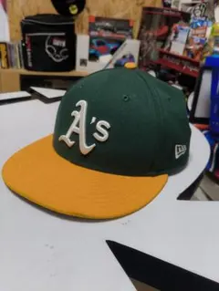 ニューエラ 59FIFTY アスレチックス 7 1/2 オーセンティック