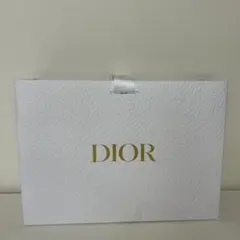 Dior ショップ袋 ホワイト レザー調
