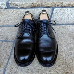 黒 外羽根 プレーントゥ ダービー ショーンハイト