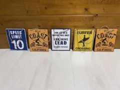 レトロビーチサインセット