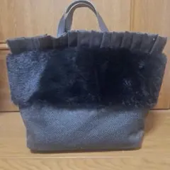 ファートートバッグブラック