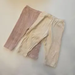 レギンス2点セット　七分丈　（moo nonnon とユニクロ）