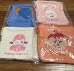 たべっ子どうぶつ ふわもこポーチコレクション 4点セット