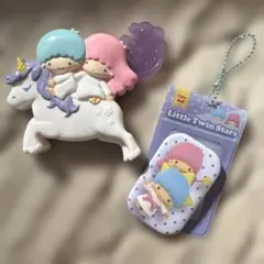 リトルツインスターズ ユニコーン コーム キーホルダー カプセルトイ