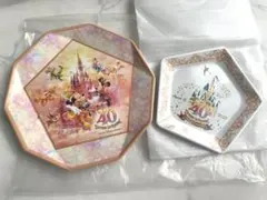 【新品未使用】ディズニーランド 40周年 スーベニアプレートセット