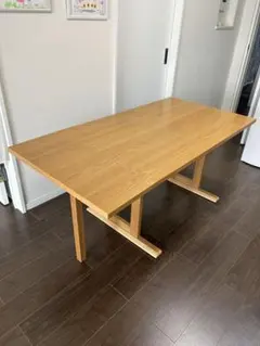 【テーブル単品】ナチュラルウッドダイニングテーブル 伸縮 サイズ調整可能