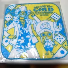 ワンピース　フィルム　ゴールド　タオルハンカチ