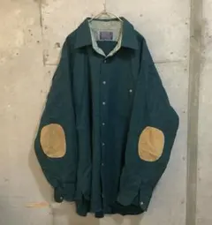 70s USA製 ペンドルトン エルボーパッチ ウールシャツ 雰囲気系 ボロ