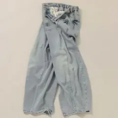 ニコアンド NKJ 2026SS3Dドロップデニムパンツ Lサイズ