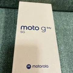 未使用☆シルバーブルー☆motorola moto g 64y 5G 本体