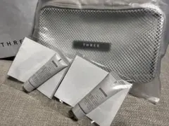 THREE ワンマイル メッシュ ポーチ ＆ ハンドタオル　サンプル付き！のサムネイル